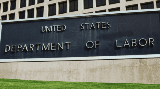 Department-of-labor-sign-and-building