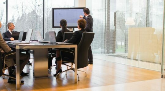 Boardroom presentation